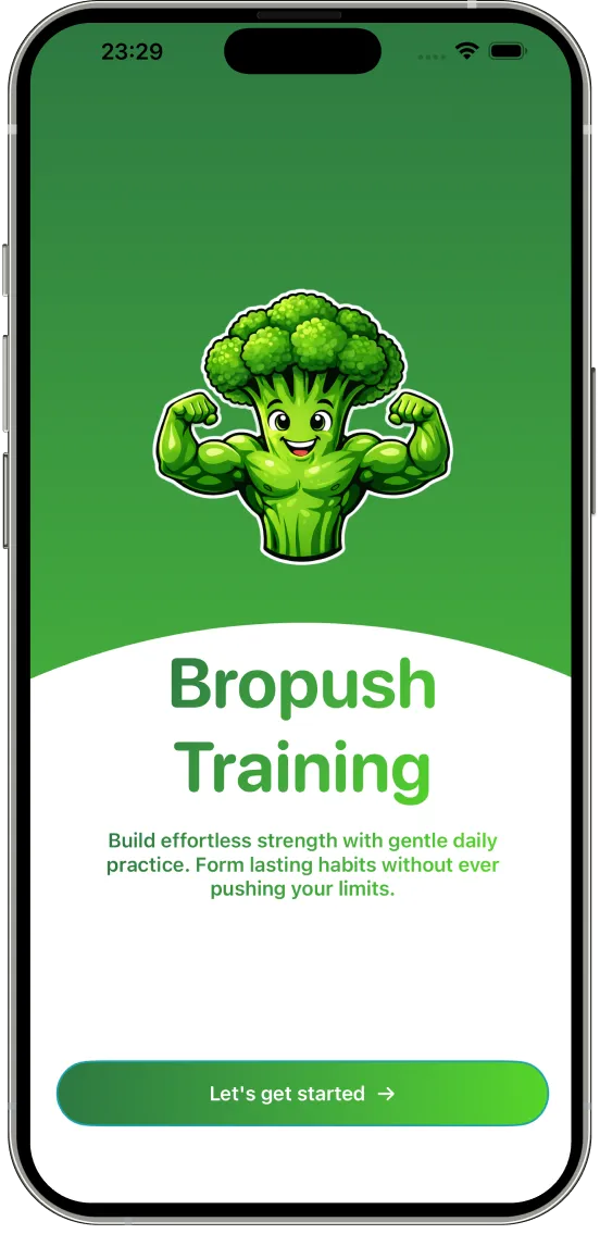 Bropush App on iPhone